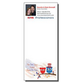 High Quality Notepad! 3 1/2" x 8" Patriotic Full-Color Notepads - 25 Sheets